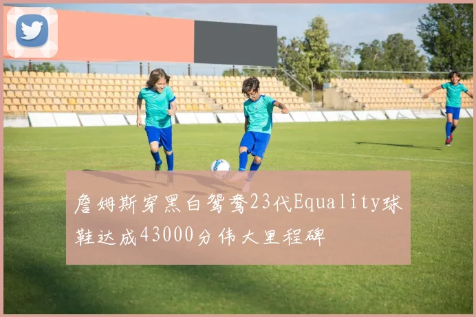 詹姆斯穿黑白鸳鸯23代Equality球鞋达成43000分伟大里程碑